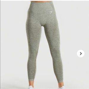 Gymshark green vital seamless leggings